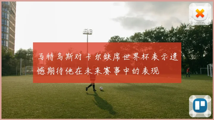 马特乌斯对卡尔缺席世界杯表示遗憾期待他在未来赛事中的表现